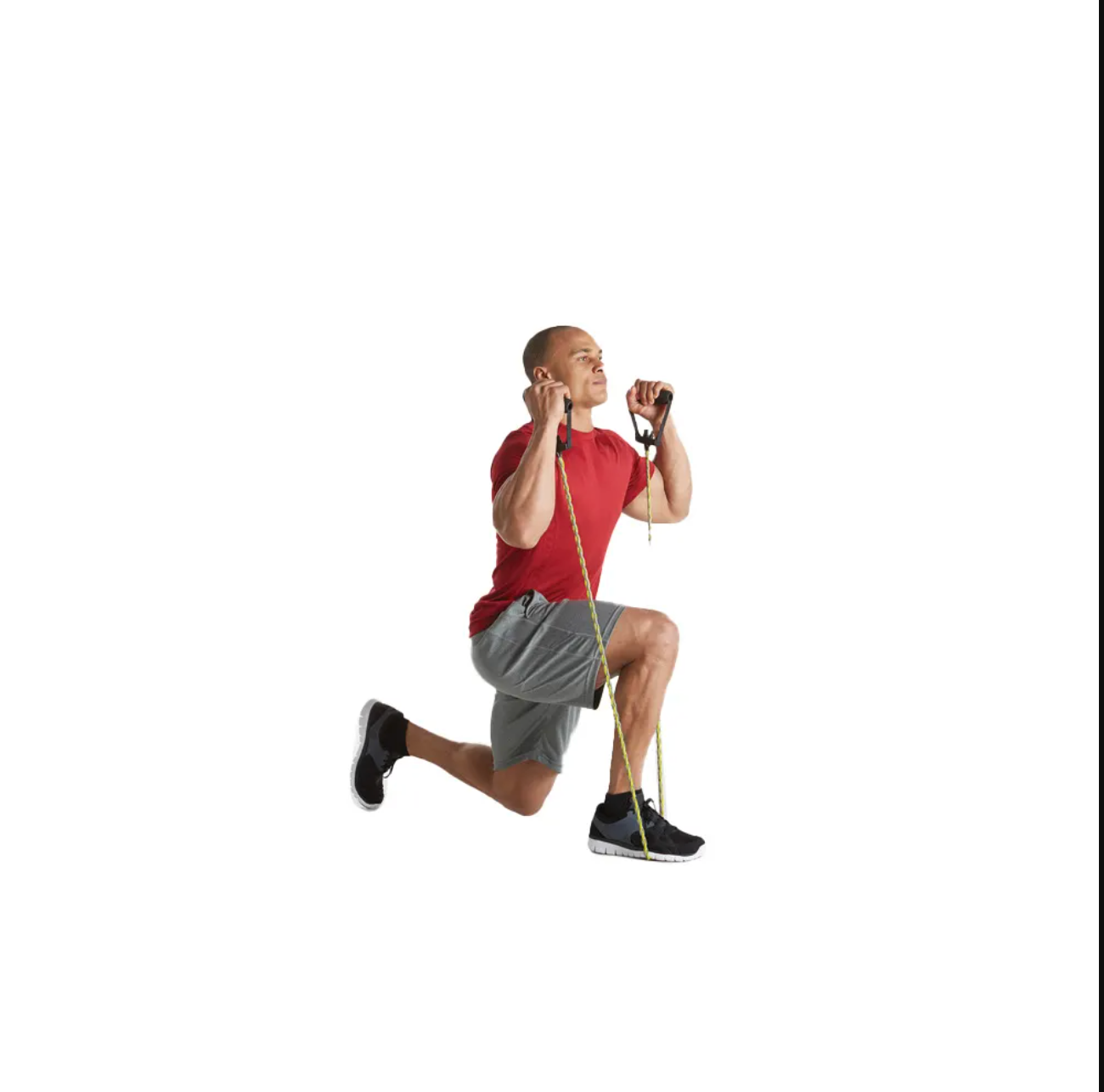 Bande de résistance tressée SPRI, lourde, bleue - Fitness Dépôt +