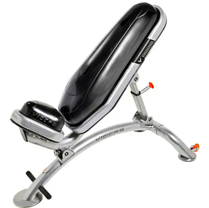 Banc réglable commercial Vicore Core, argent - Fitness Dépôt +