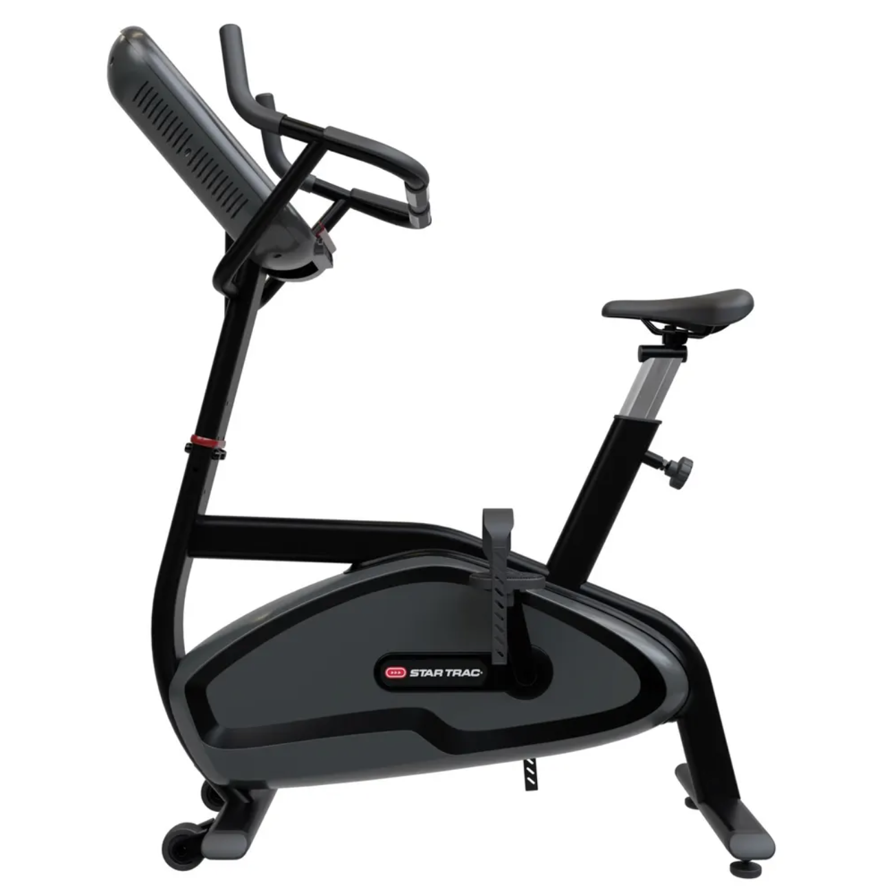 Vélo vertical Star Trac, série 4, avec écran tactile de 10 pouces - Fitness Dépôt +