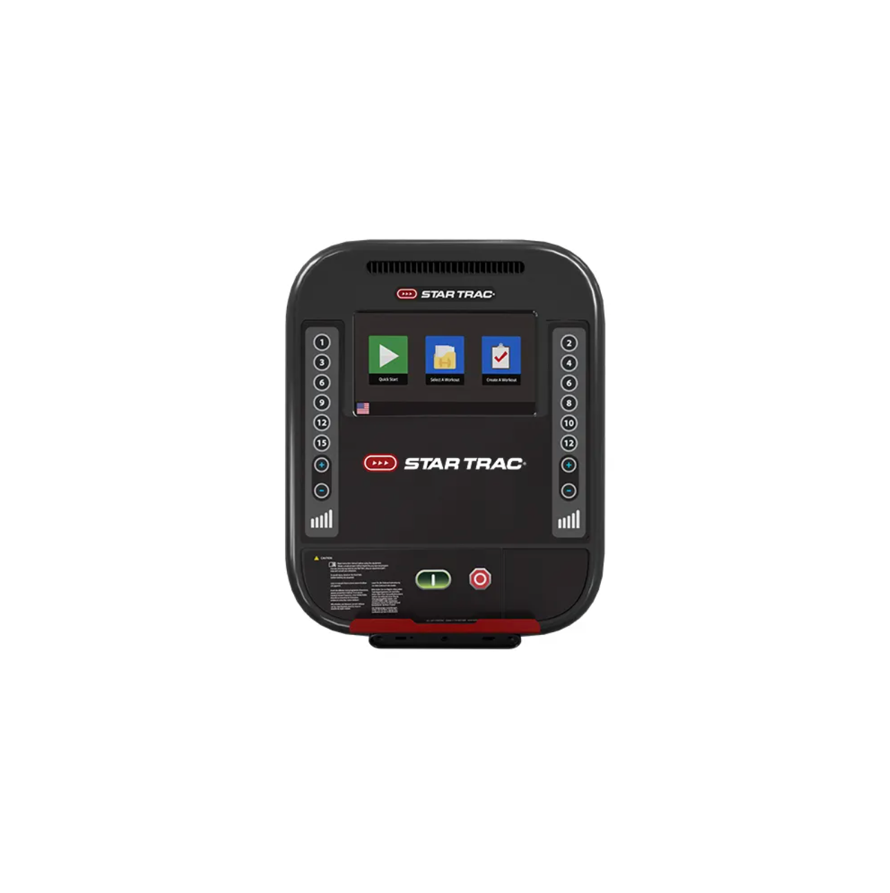 Vélo vertical Star Trac, série 4, avec écran tactile de 10 pouces - Fitness Dépôt +