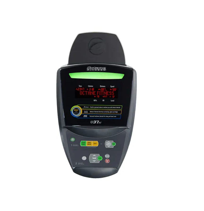 Vélo elliptique Octane Q37 avec console de luxe - Fitness Dépôt +