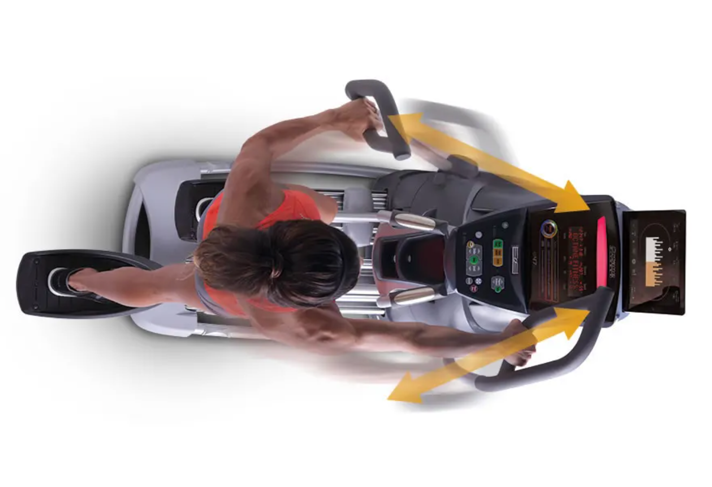 Vélo elliptique Octane Q37 avec console standard - Fitness Dépôt +