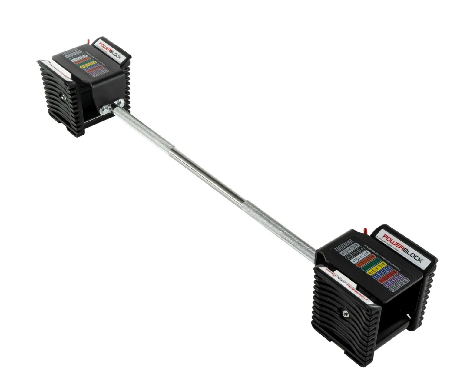 Barre droite PowerBlock, Pro 100 en uréthane - Fitness Dépôt +