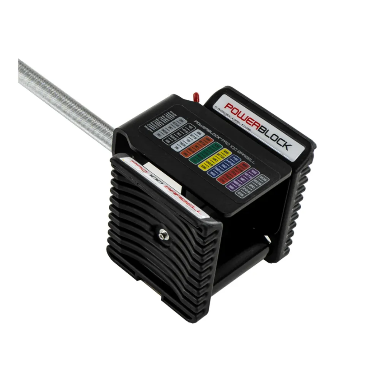 Barre droite PowerBlock, Pro 100 en uréthane - Fitness Dépôt +