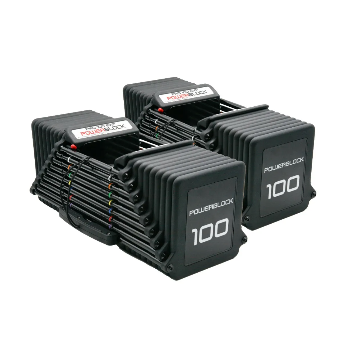 PowerBlock Pro 100 Exp, ensemble complet de 5 à 100 lb - Fitness Dépôt +