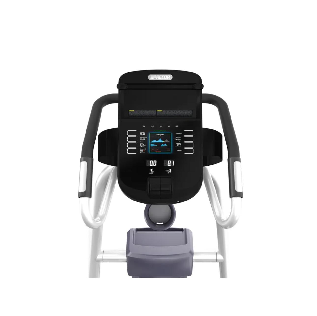 Vélo elliptique domestique Precor EFX® 443 avec console R40 - Fitness Dépôt +