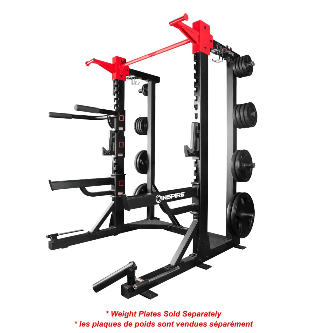 Demi-rack commercial Inspire Fitness Ultimate, 83 po - Fitness Dépôt +