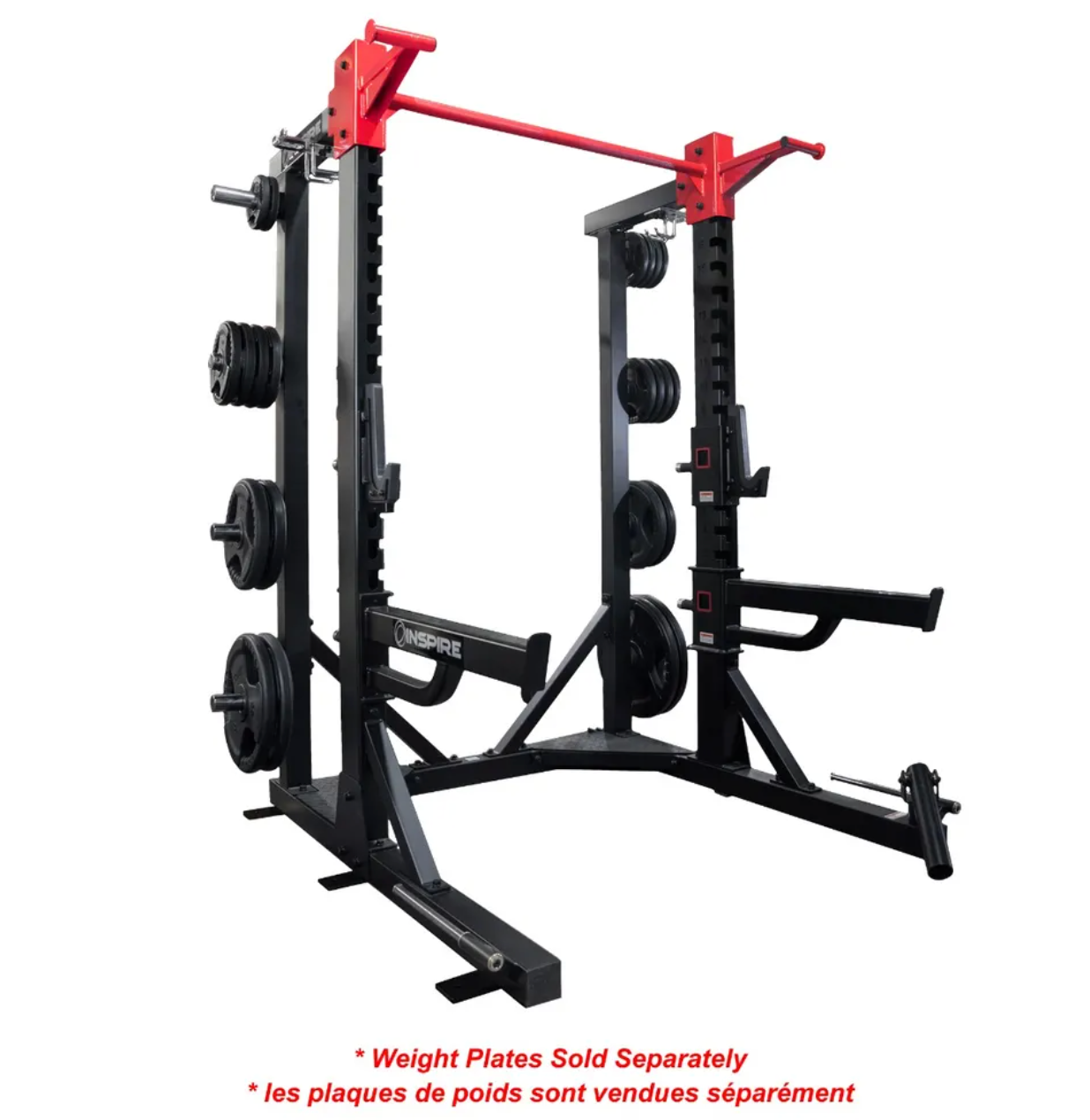 Demi-rack commercial Inspire Fitness Ultimate, 83 po - Fitness Dépôt +