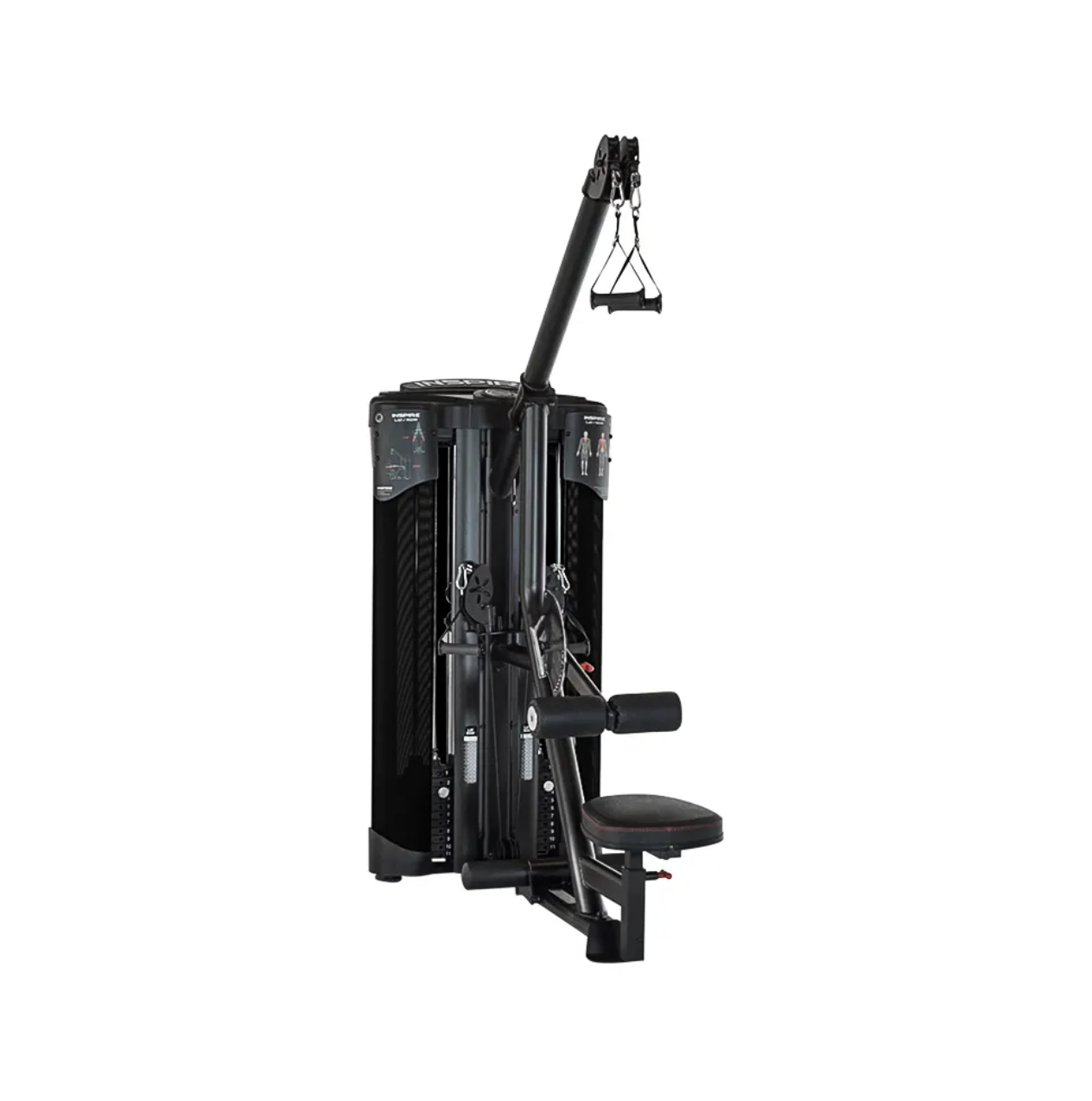 Inspire Fitness Commercial Dual Lat, Row, avec UpRight, 2x100 - Fitness Dépôt +