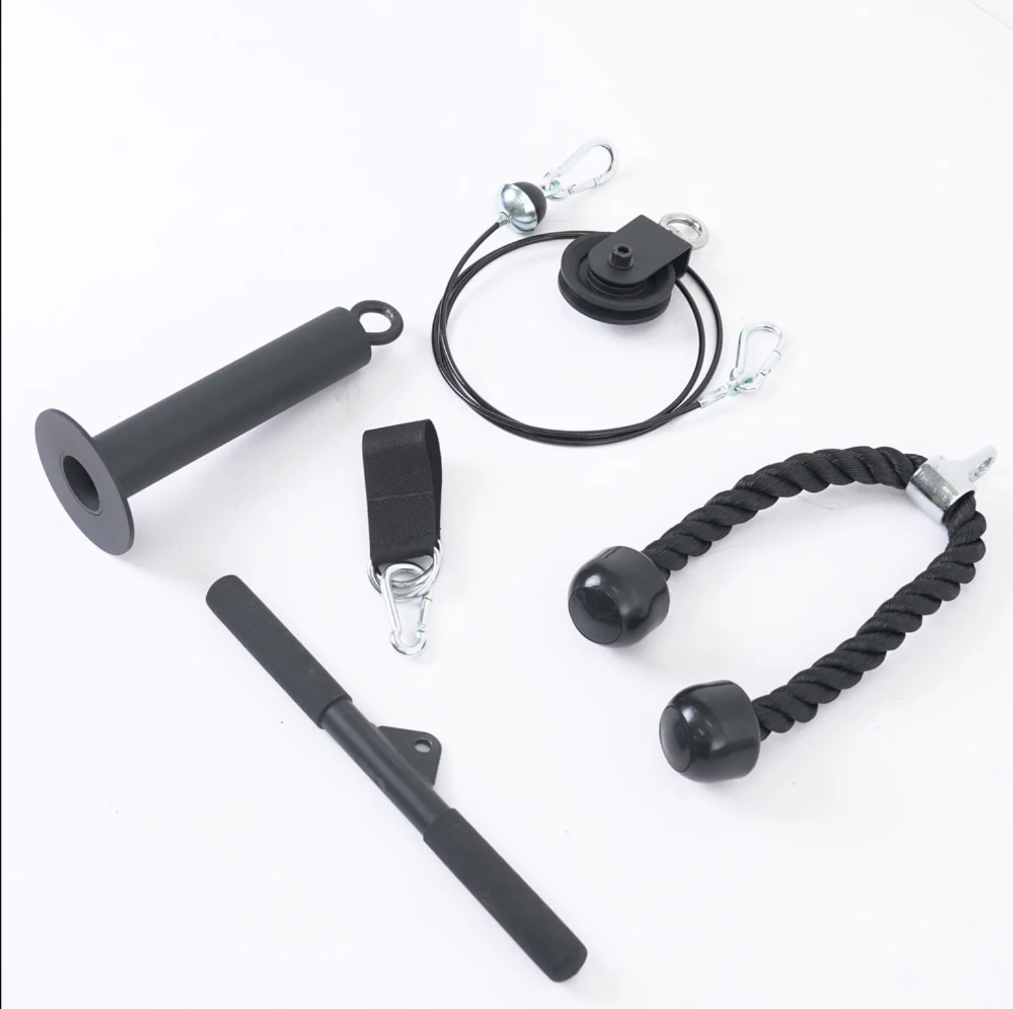Système de poulies portatives Ironax Lat et Lift - Fitness Dépôt +