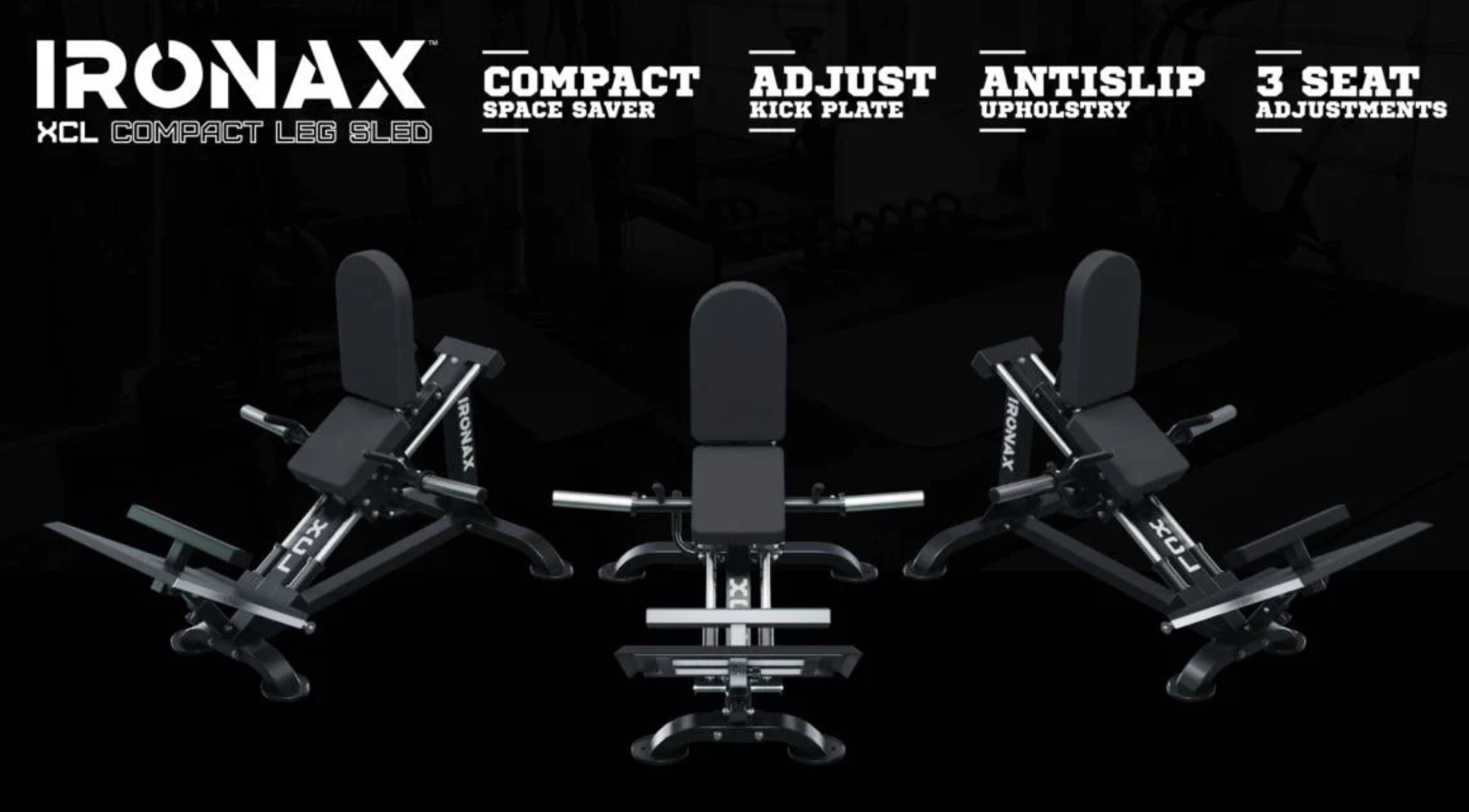 Traîneau compact à pattes IRONAX XCL - Fitness Dépôt +