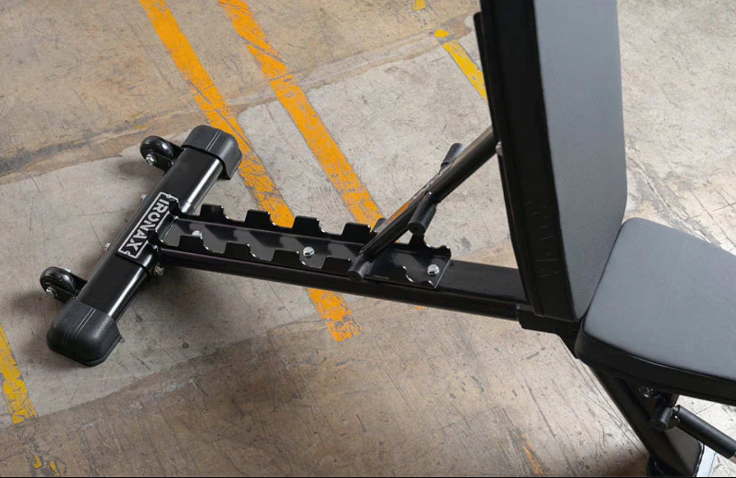 Bundle Smith machine Ironax – Smith + banc + barre + poids - Fitness Dépôt +
