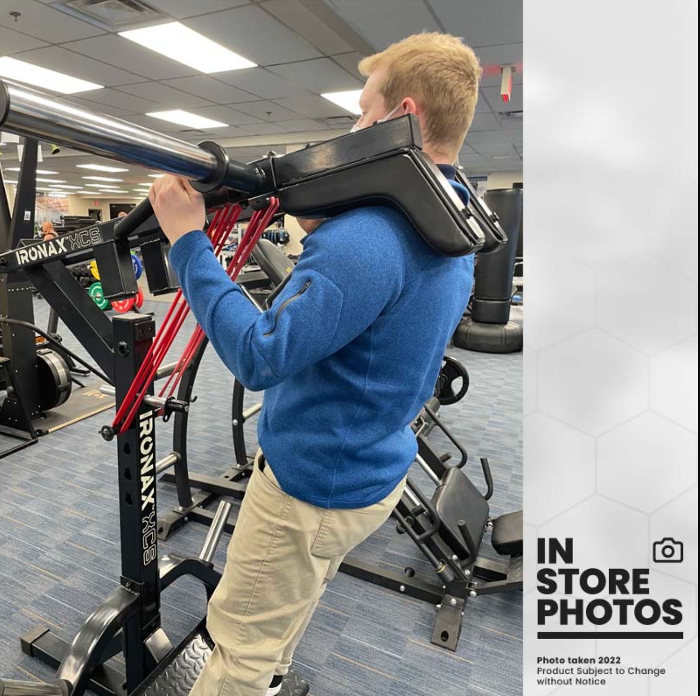 Station de squat et de mollets à effet de levier IRONAX XCS - Fitness Dépôt +