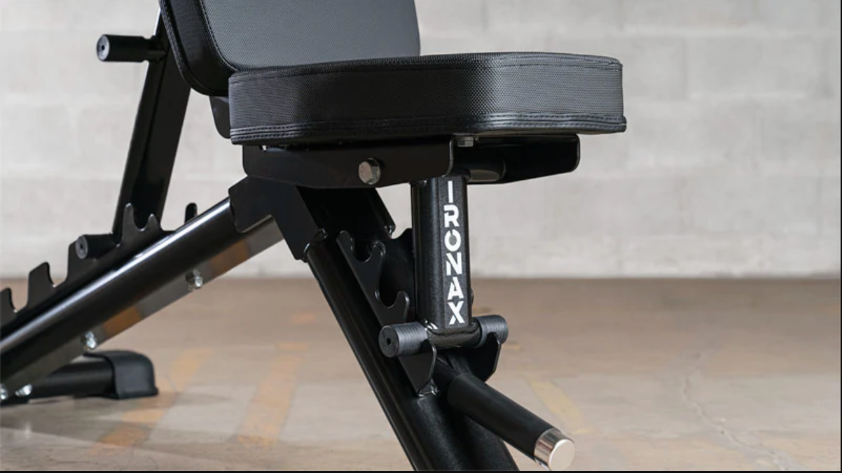 Banc FID IRONAX XFID1 avec (l'option extension  des jambes / flexion des jambes) - Fitness Dépôt +