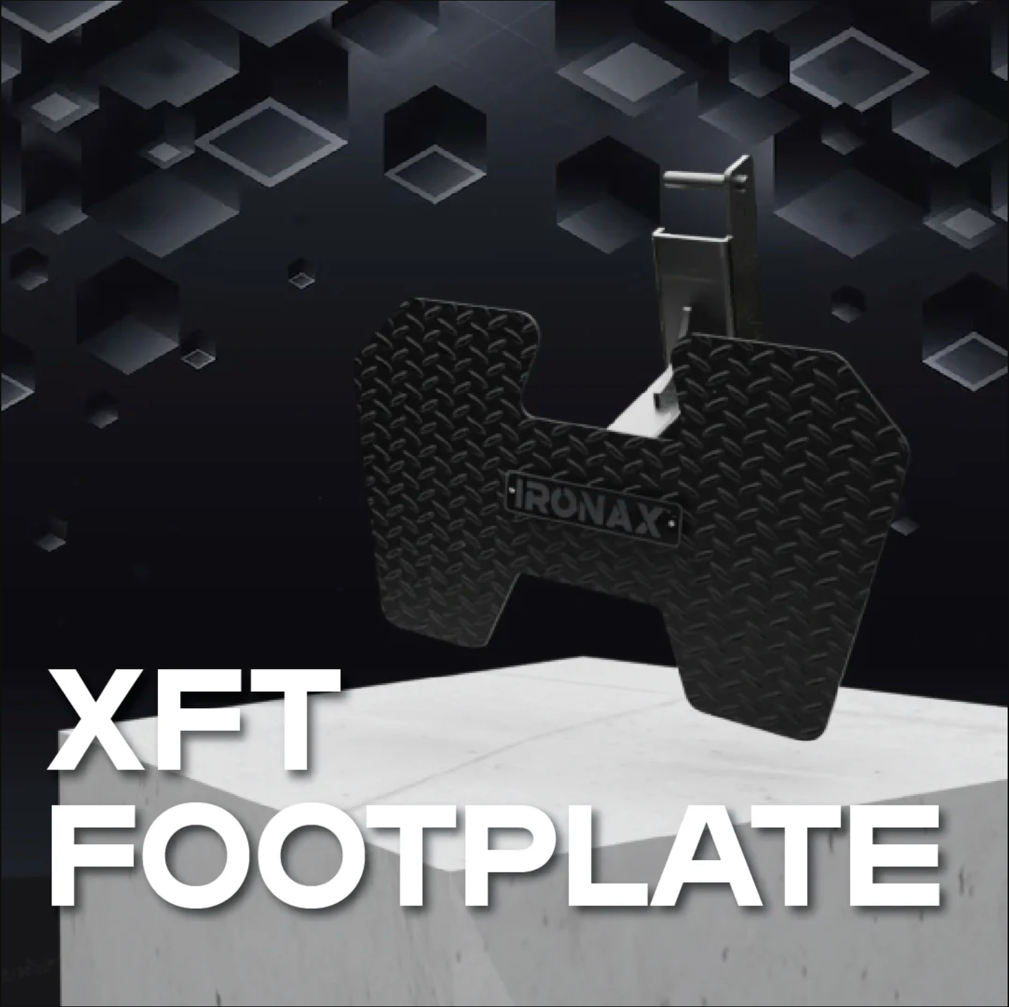 FIXATION DE PLAQUE DE PIED IRONAX XFT - Fitness Dépôt +