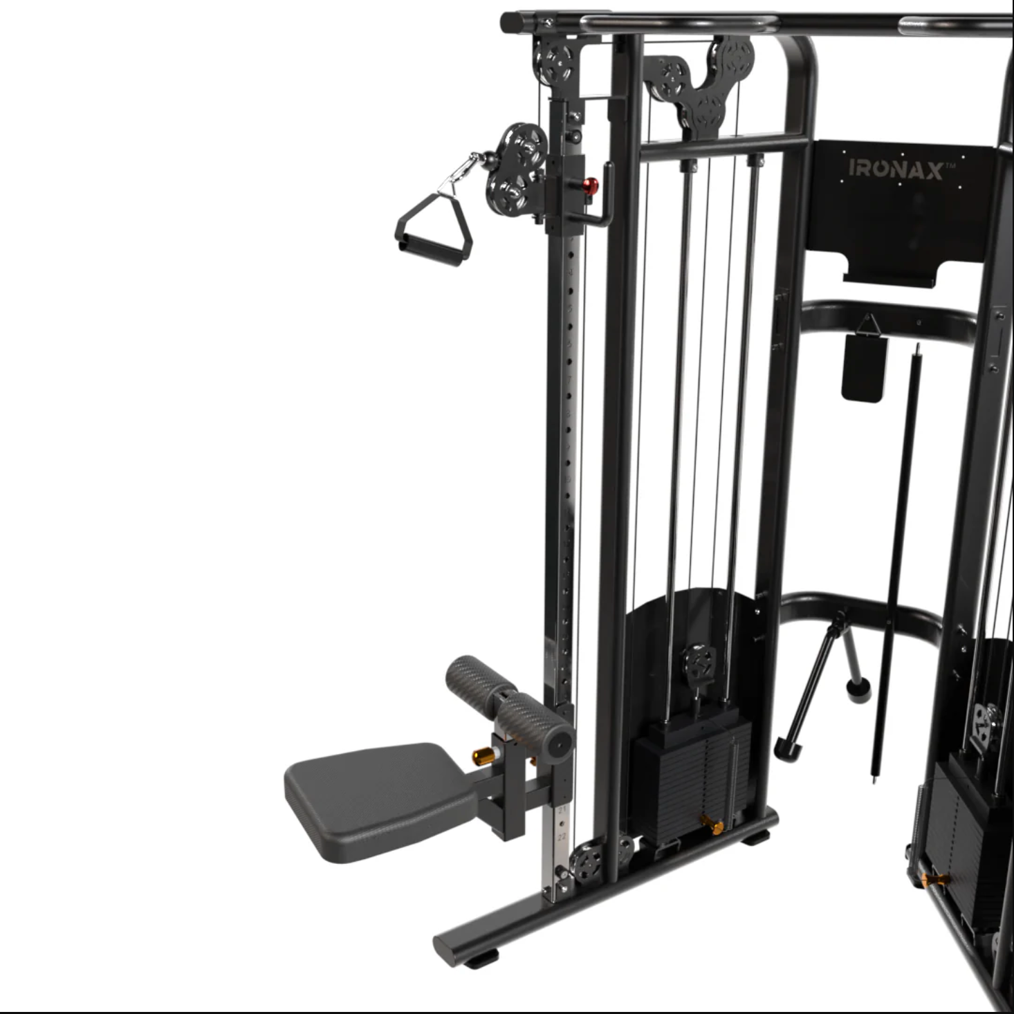 FIXATION DE BANC LAT IRONAX XFT - Fitness Dépôt +
