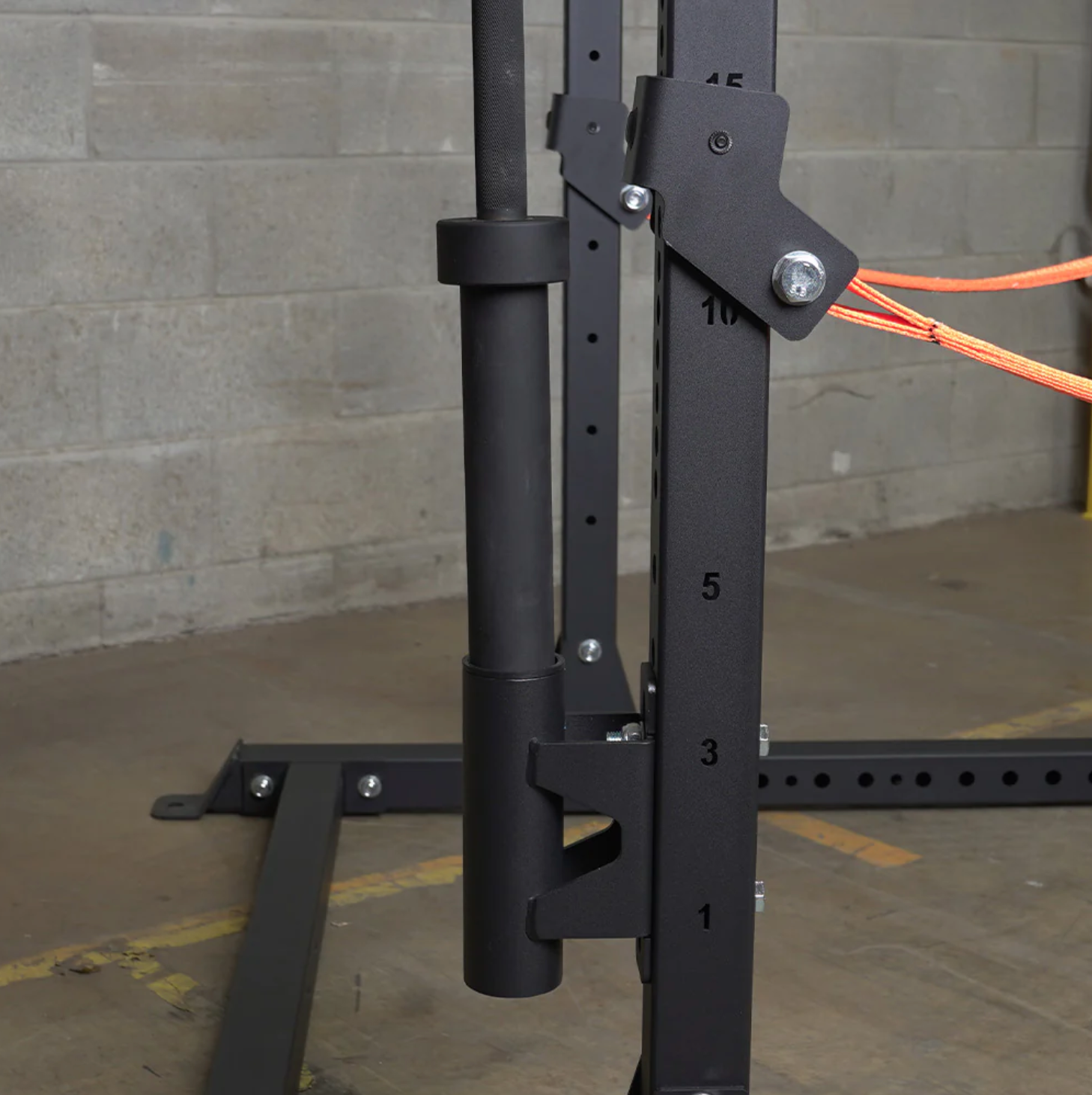 SUPPORT DE BARRE OLYMPIQUE IRONAX XPX - Fitness Dépôt +