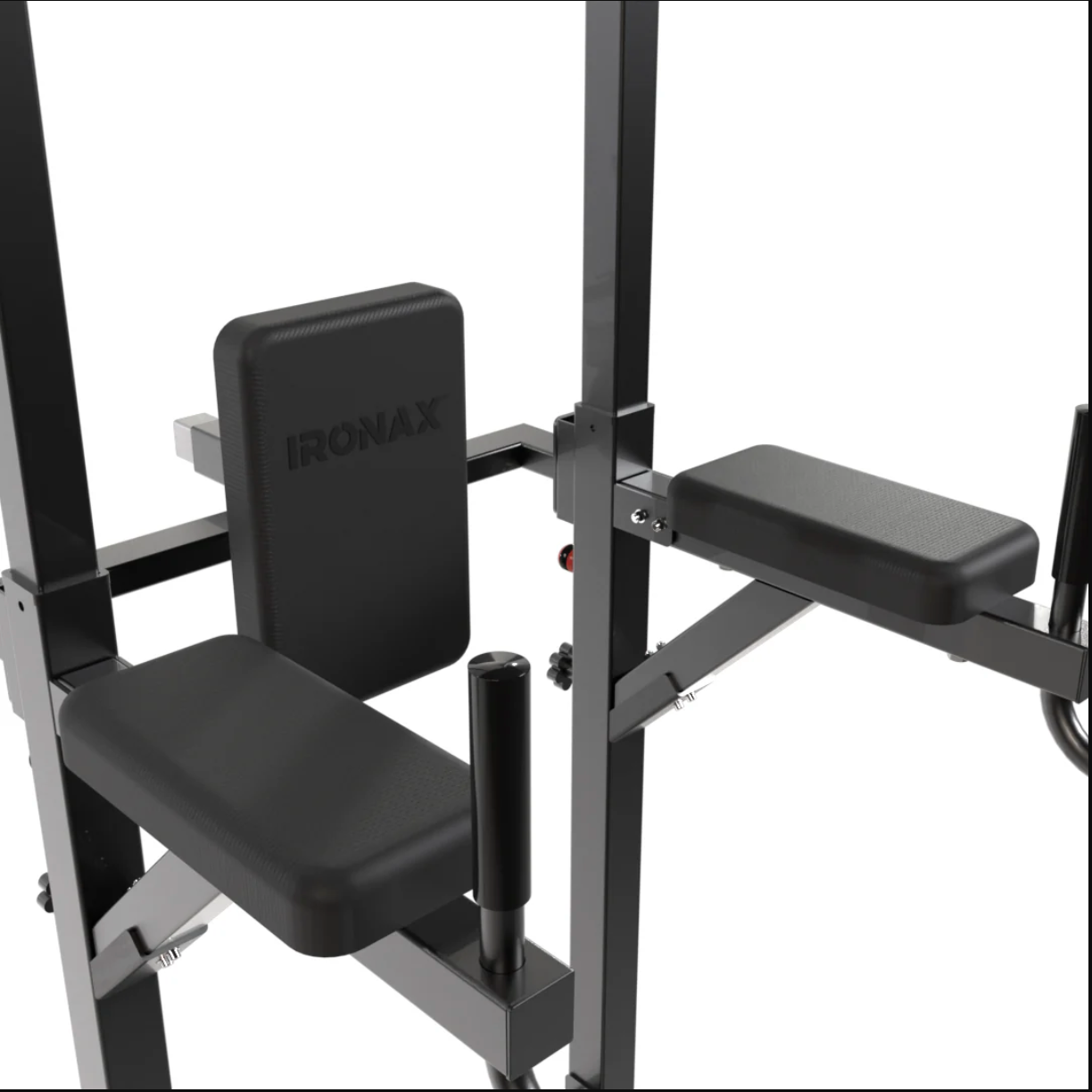 Relevés de genoux verticaux/tractions à la barre fixe IRONAX XKR - Fitness Dépôt +