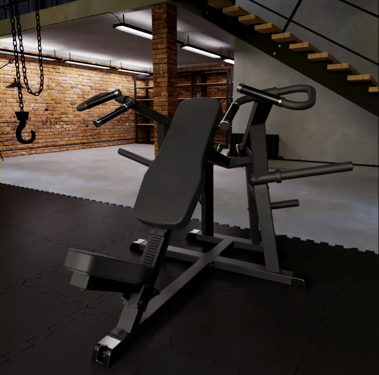 Presse à épaules assise IRONAX XC - SSP - Fitness Dépôt +