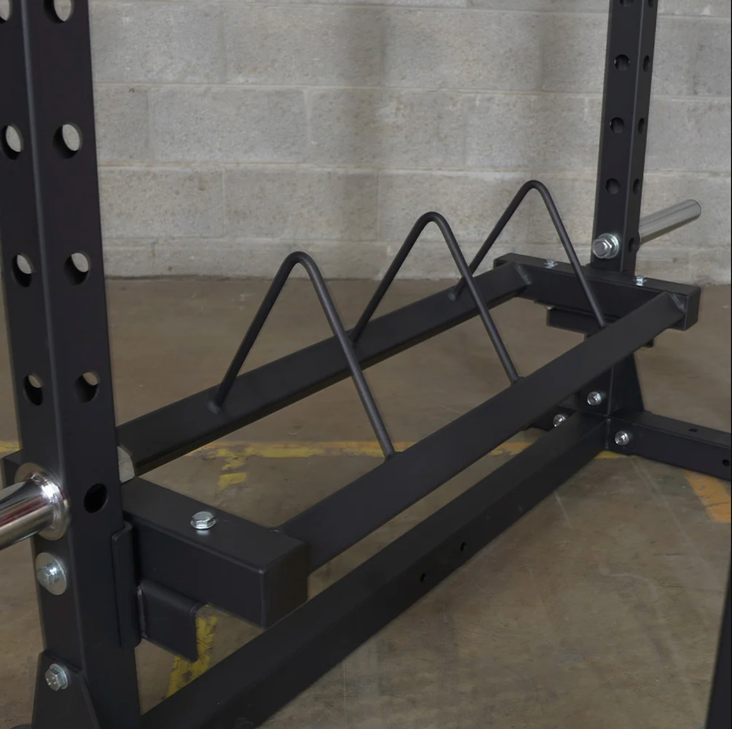 OPTION ÉTAGÈRE DE RANGEMENT DE PLAQUES IRONAX XPX - Fitness Dépôt +