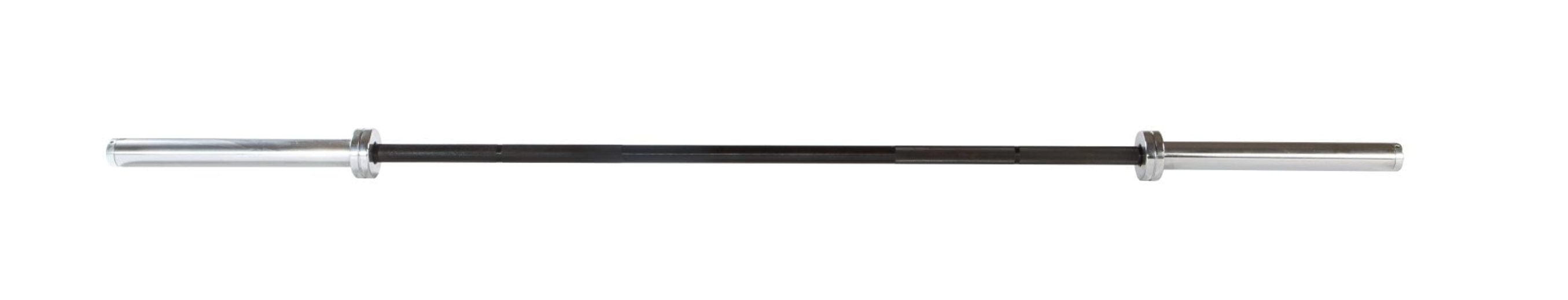 Barre YORK® 7′ International en oxyde noir – 30 mm - Fitness Dépôt +
