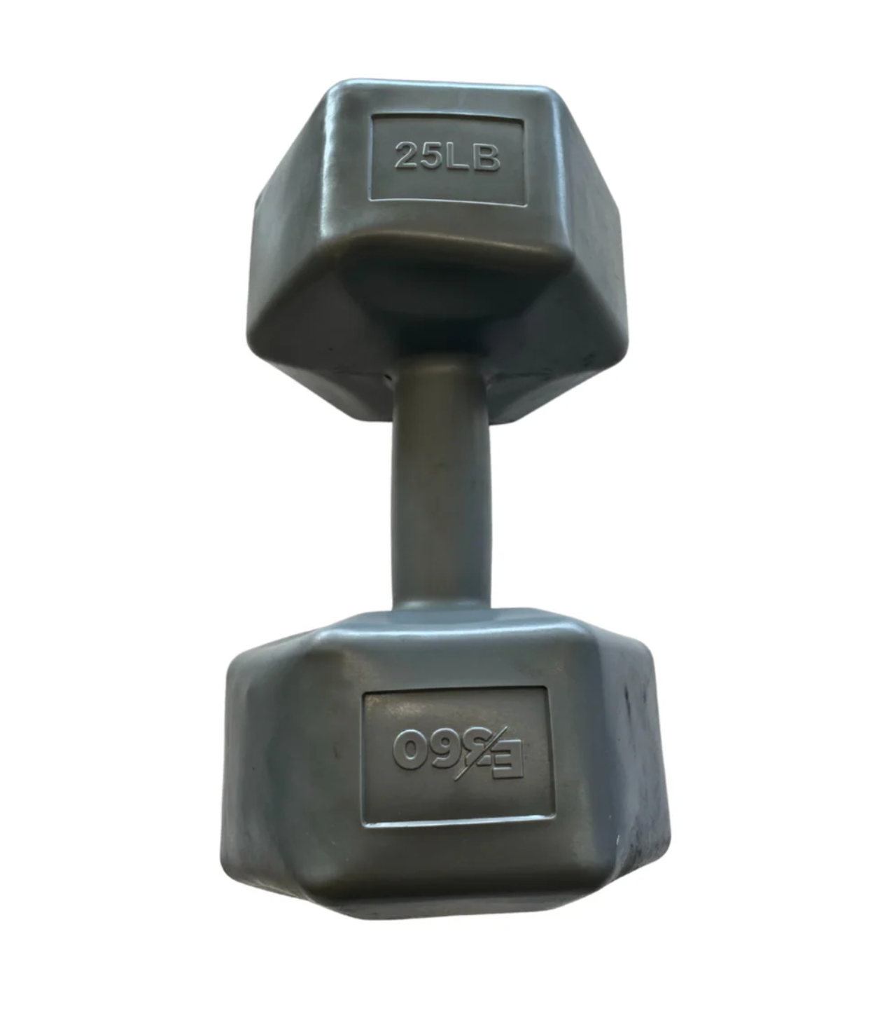 Haltère hexagonale, revêtement PVC, 11,3 kg (25 lb) - Fitness Dépôt +