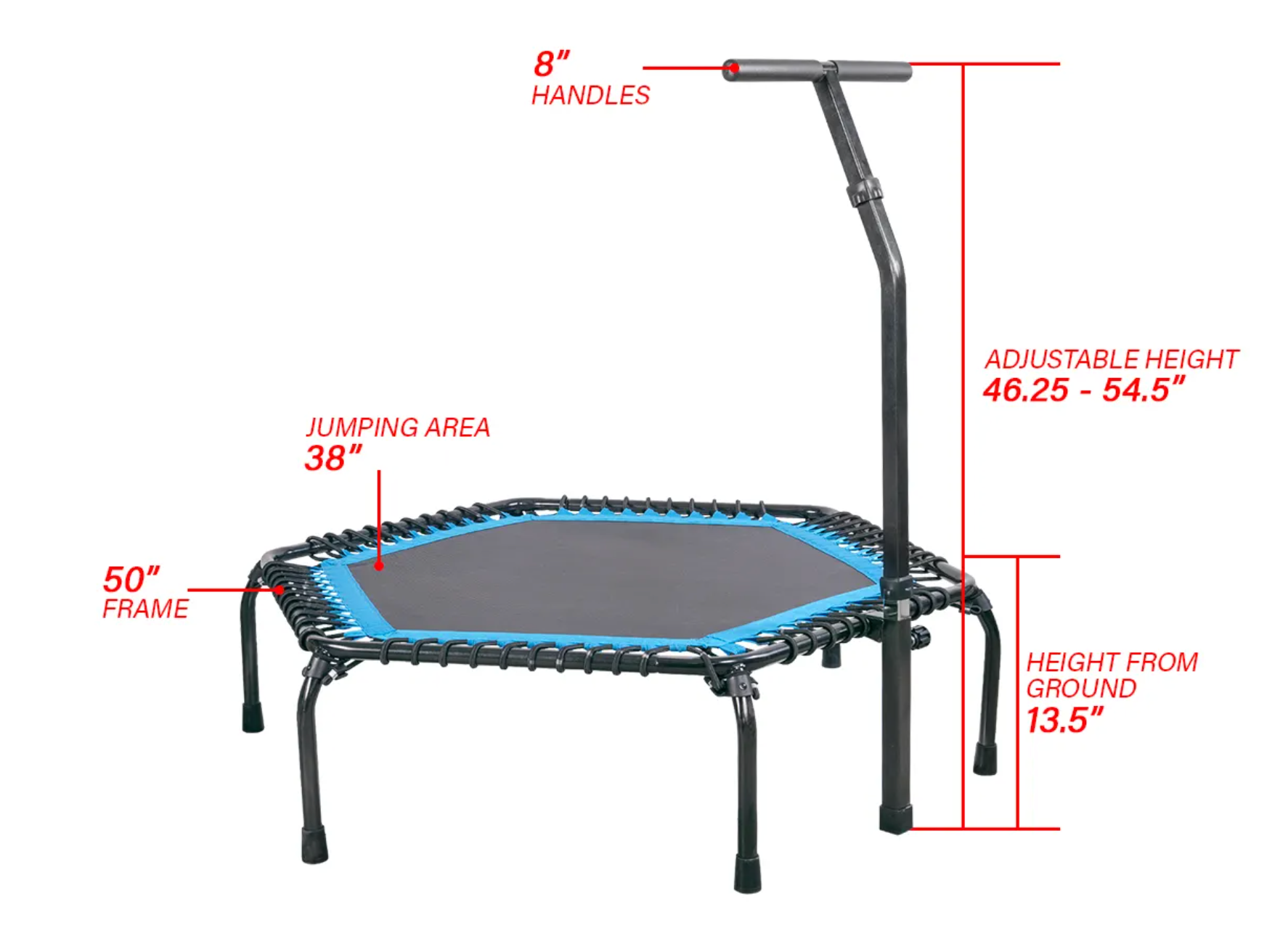 Trampoline de luxe Northern Lights, 50 po - Fitness Dépôt +