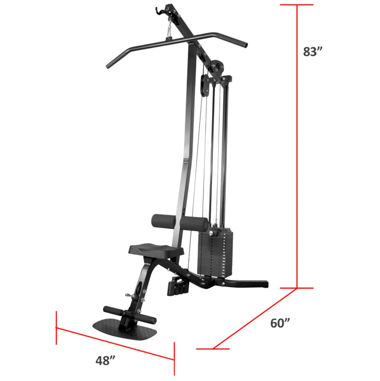 Machine lat Northern Lights, sélective, 225 lb - Fitness Dépôt +