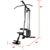Machine lat Northern Lights, sélective, 225 lb - Fitness Dépôt +