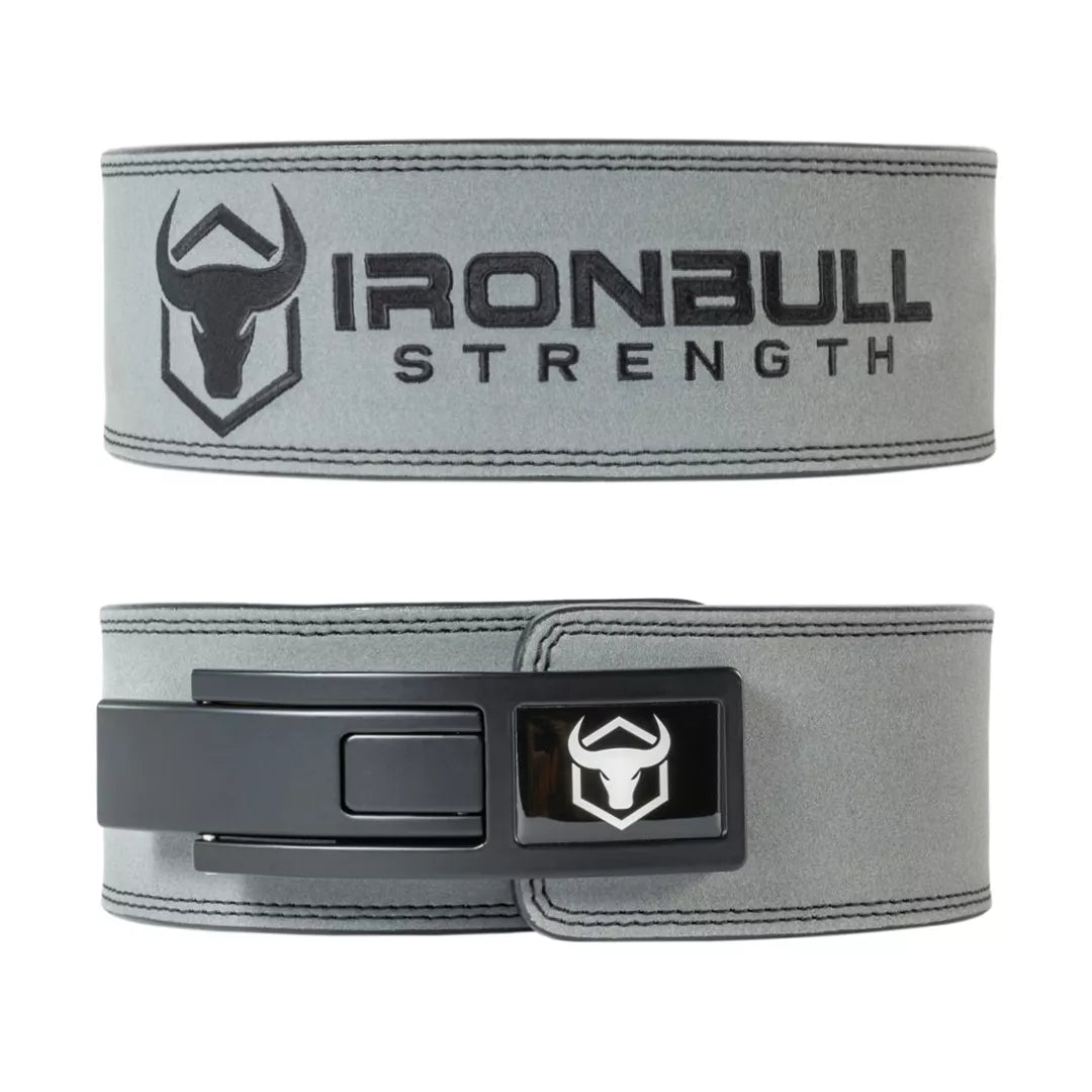 Unleash 10mm 4" Lever Belt - Gray / 2XL - Fitness Dépôt +