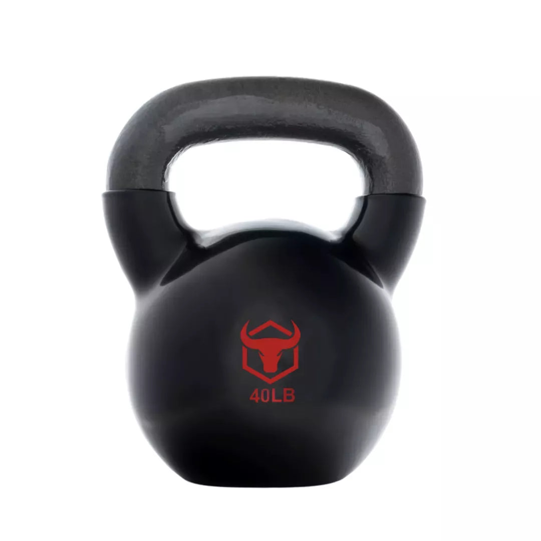 Kettlebells - Vinyl Coated - 40lb - Fitness Dépôt +