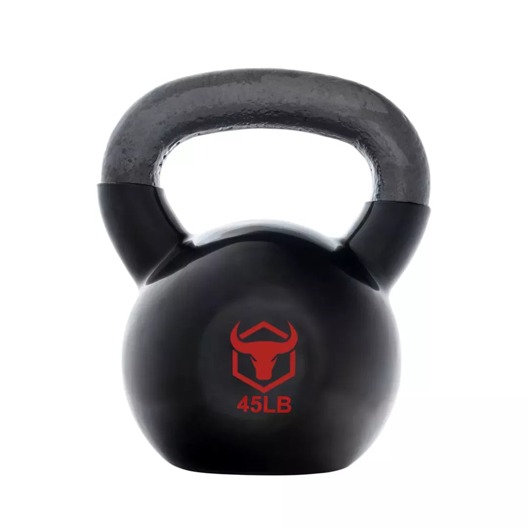 Kettlebells - Vinyl Coated - 45lb - Fitness Dépôt +