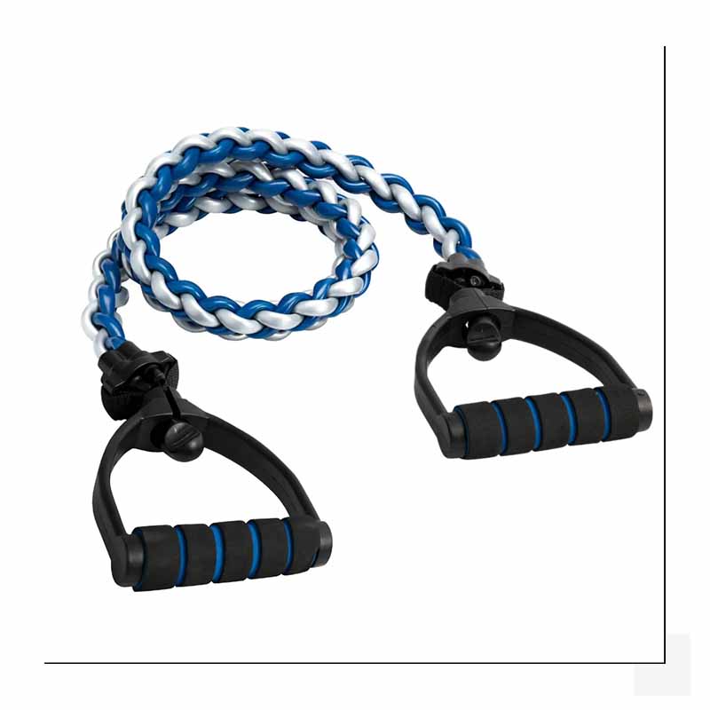Bande de résistance tressée SPRI, lourde, bleue - Fitness Dépôt +