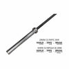 Barre olympique en cerakote noir Northern Lights - 86,5", 28 mm, 44LB - 1500LB - Fitness Dépôt +