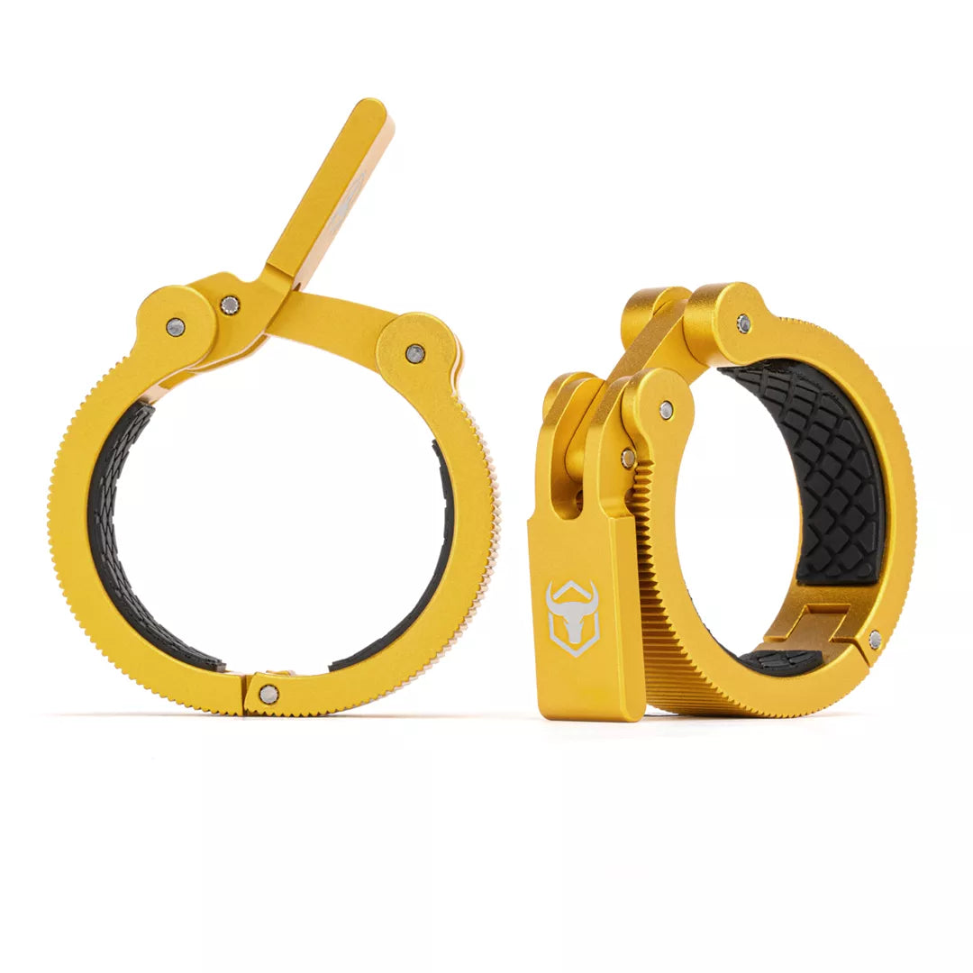 Barbell Collars - Aluminum - Gold - Fitness Dépôt +