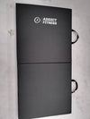 Tapis d'exercice noir pliable Addict Fitness - Fitness Dépôt +