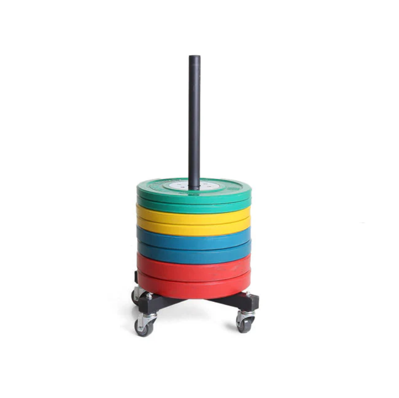 Support de rangement verticale pour bumper plate et poids olympique - Fitness Dépôt +