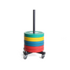 Support de rangement verticale pour bumper plate et poids olympique - Fitness Dépôt +