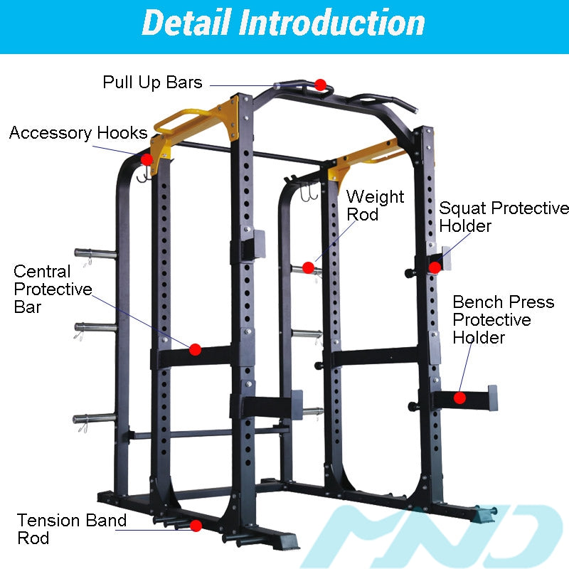 Cage de musculation commerciale  AT-6013 - Fitness Dépôt +