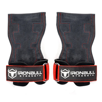 EZ Gripz V2 - Black/Red / Medium - Fitness Dépôt +