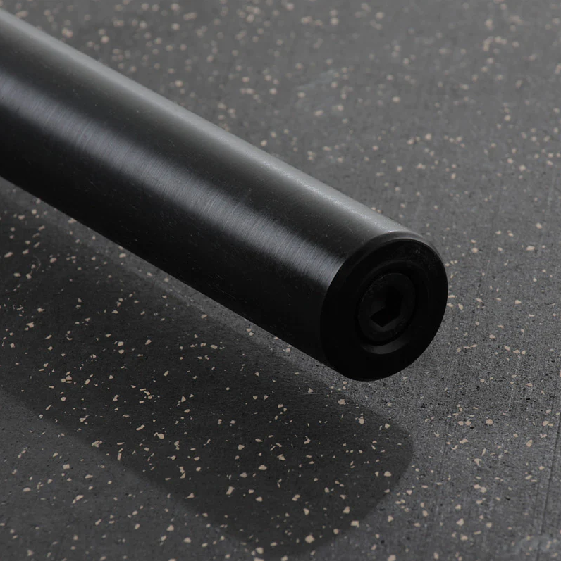 Barre olympique noire XM Fitness de 6 pieds - Fitness Dépôt +