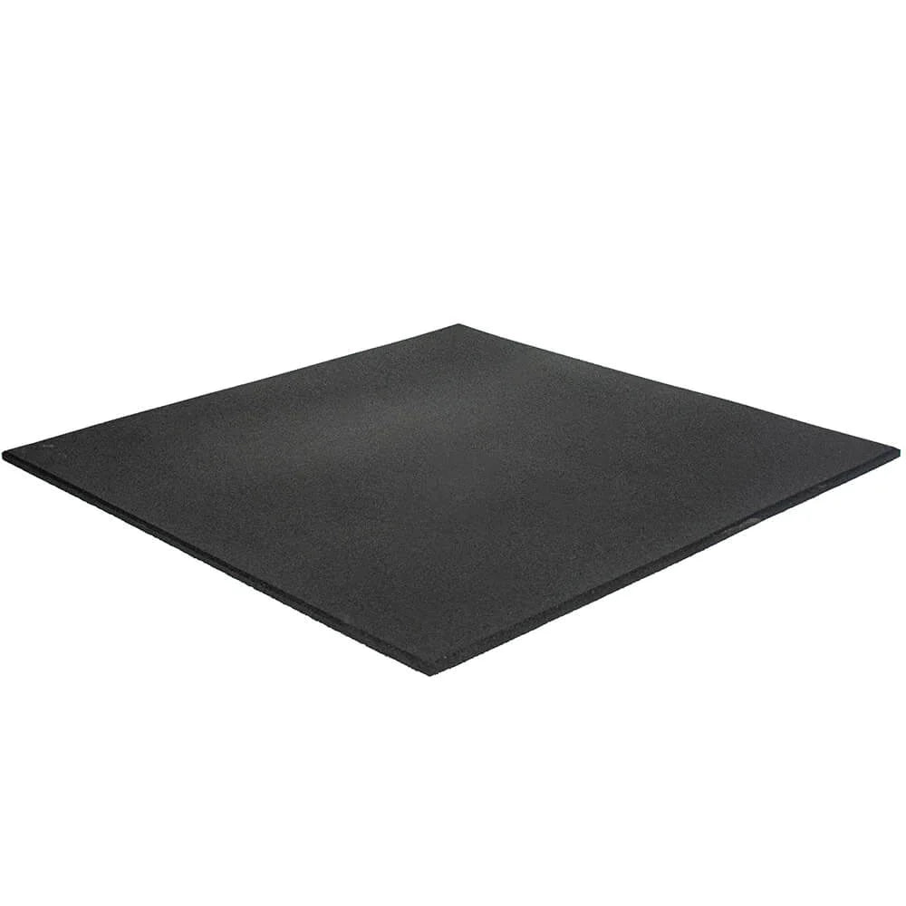 Tuile caoutchouc pour gym | 1m x 1m x 20mm | Noir - Fitness Dépôt +