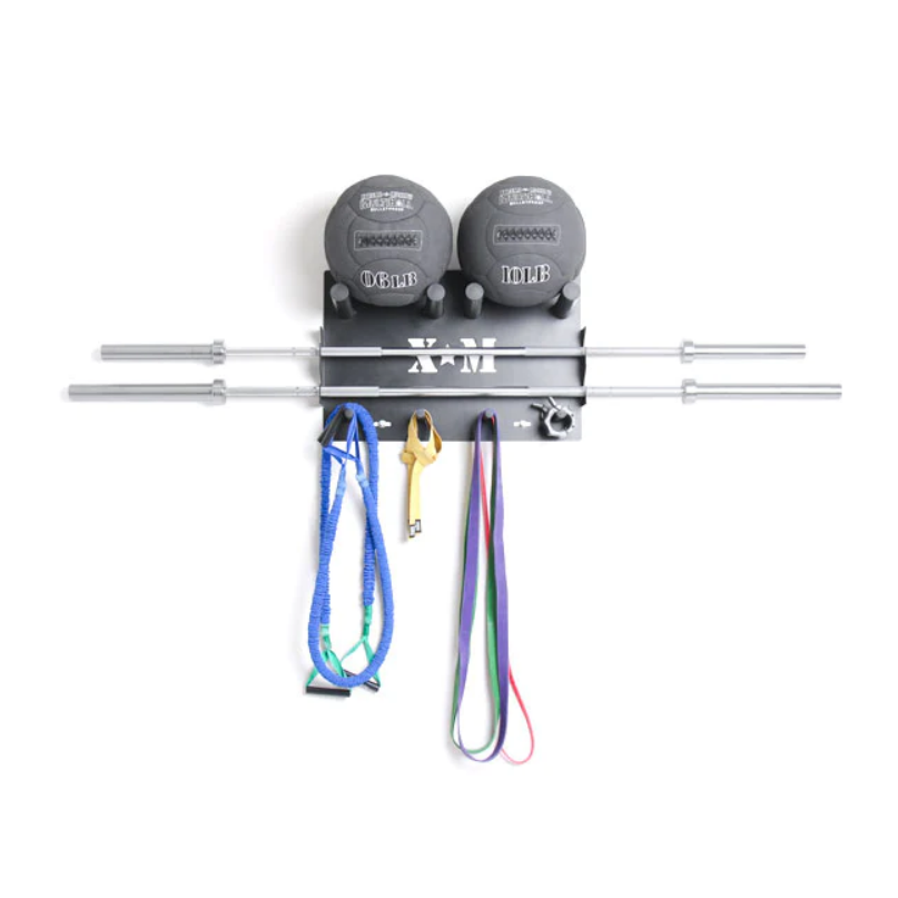 Support mural multi-stockage XM FITNESS - Fitness Dépôt +