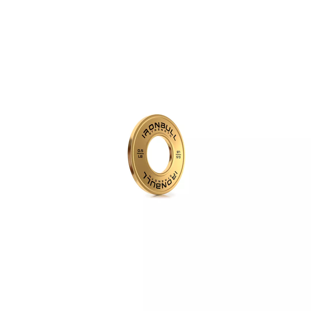 Premium Gold Weight Plates & Sets (LB) - 0.5LB Pair - Fitness Dépôt +