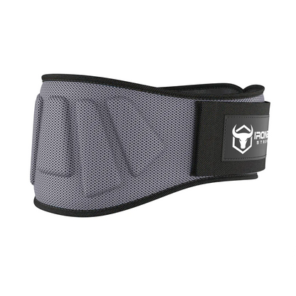 6" Reinforced Nylon Lifting Belt - Gray / S - Fitness Dépôt +