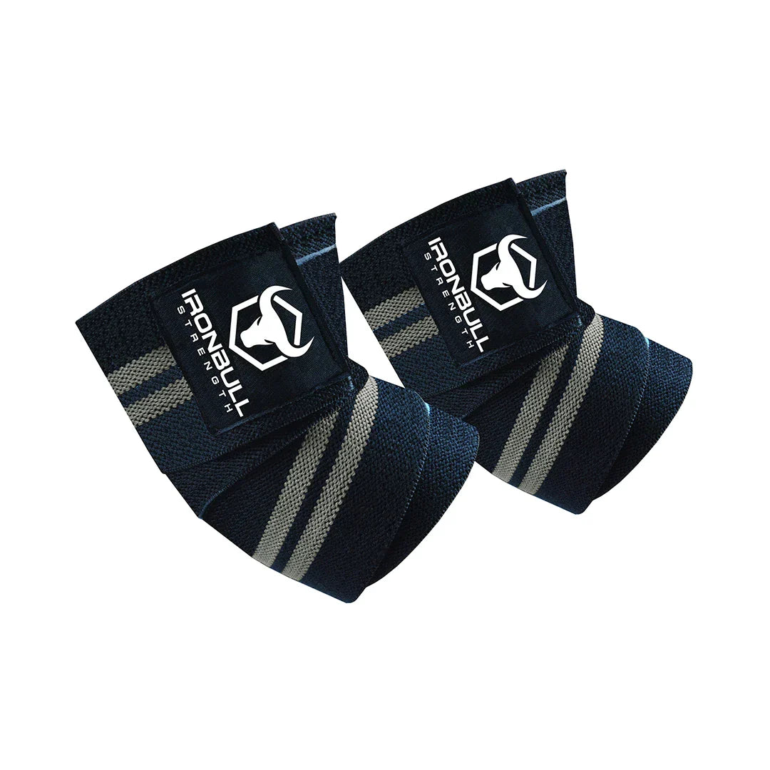 Classic Elbow Wraps - Black/Gray - Fitness Dépôt +
