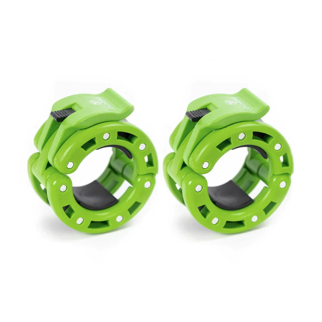 Barbell Collars V2 - Green - Fitness Dépôt +
