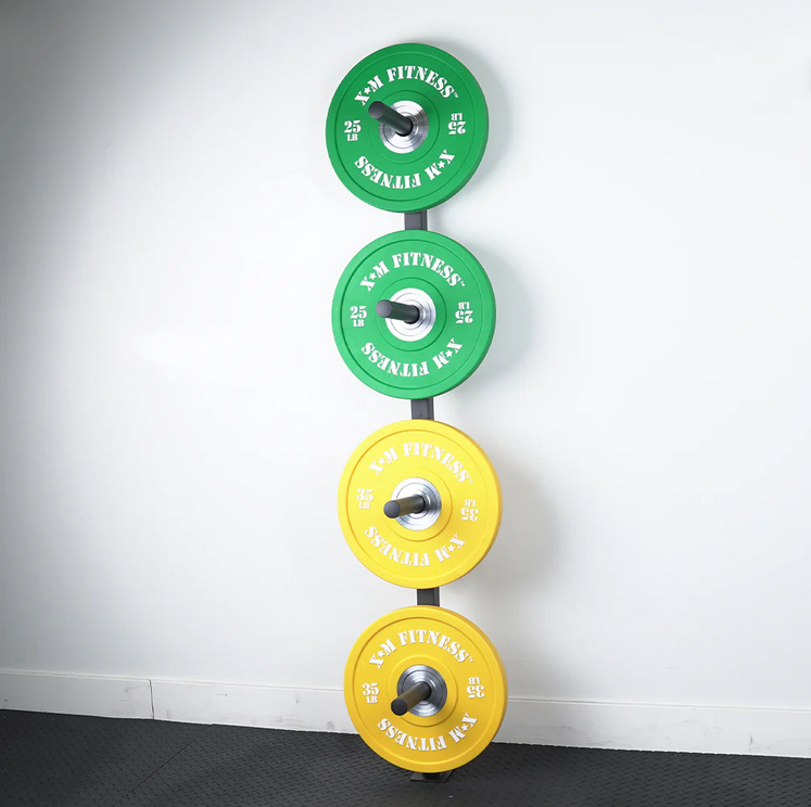 RANGEMENT DE PLAQUE OLYMPIQUE MURALE VERTICALE XM - Fitness Dépôt +