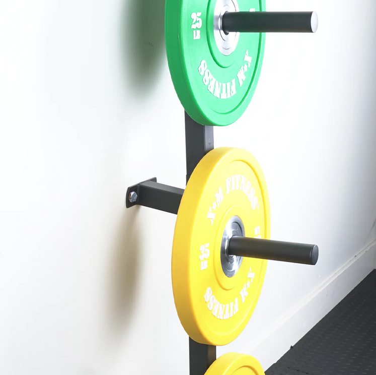 RANGEMENT DE PLAQUE OLYMPIQUE MURALE VERTICALE XM - Fitness Dépôt +