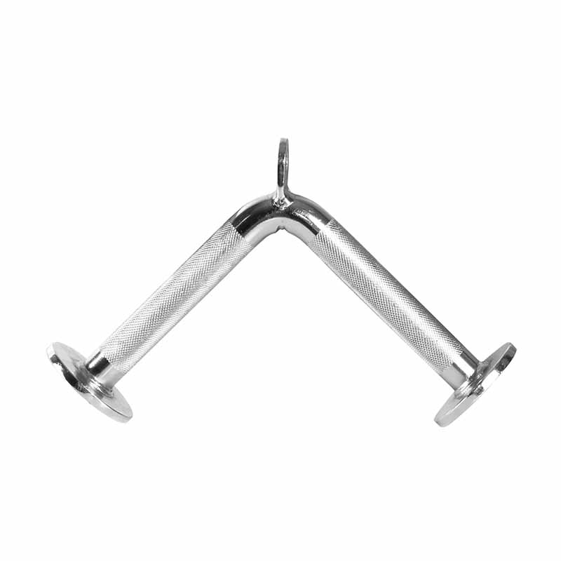 Barre de pression pour triceps chromée Northern Lights - Fitness Dépôt +